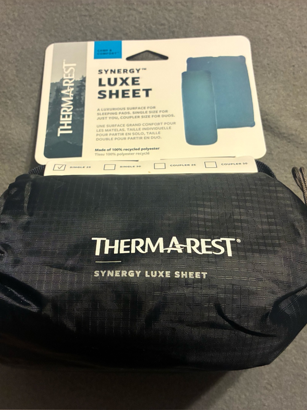NWT Therm-a-Rest Synergy Luxe Sheet